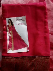 Elegant Red Saree