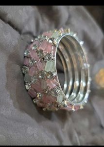 Elegant Beaded Bangle combo set