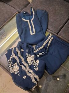 Elegant Blue Kurta Set