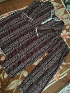 Striped Kurta Set