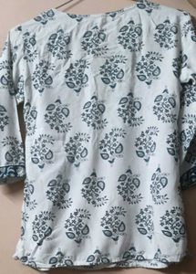 Floral Print Kurta