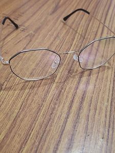 Gold Rim Round Glass Frame