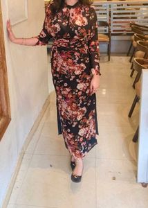 Floral Organza Gown