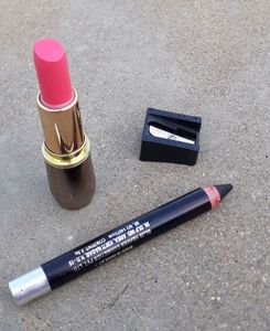 Avon Lipstick And Blue Heavon Kajal