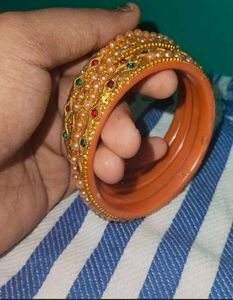 Gold-tone Bangle Set