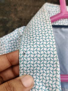 Light Blue Peter England Half Sleeve Shirt For Men
