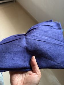 Navy Blue Purple Blouse Piece