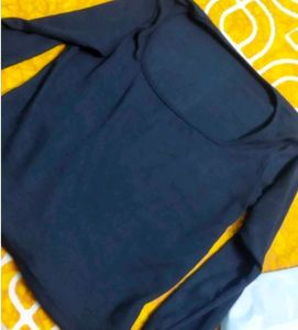 Black Long Sleeve Top - Basic Essential