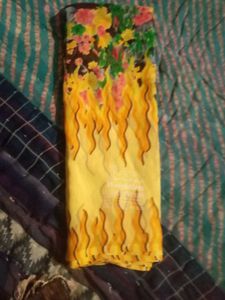 Sale 2 Combo Saree Yellow And Pink