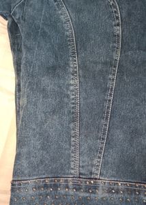 Women Denim Blazer.