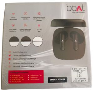 Boat Airdops Bluetooth Earbuds New With Box