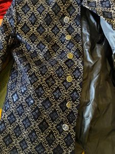 Patterned Embroidered Jacket