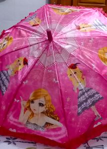Price Drop 🎉Barbie Girls Kid Pink Umbrella ☔