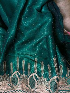 Emerald Green Saree