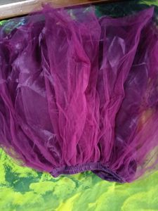 Purple Tulle Skirt