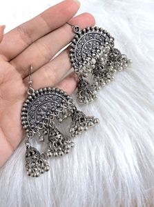 Set of 3 - Oxidised Earrings