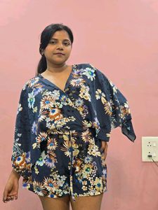 Floral Print Playsuit