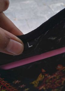 Embroidered Black Top