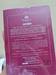 Yardley Defender EDT &amp; Deo Set