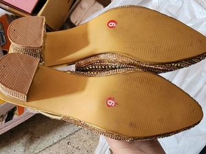 Gold Bridal Footwear
