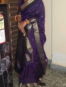 Purple Silk Saree