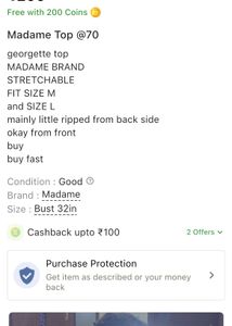 CLEARANCE SALE - 2 tops