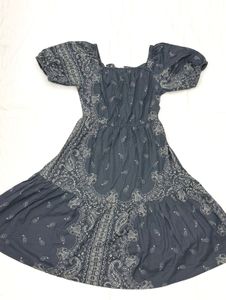 Paisley Print Dress