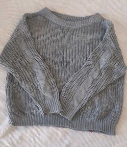 Gray Knit Sweater