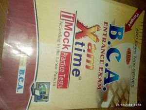 BCA Entrance Exam Book 📚