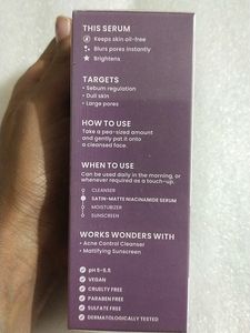 Foxtale Niacinamide Serum