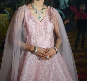 Elegant Pink grown for bridal