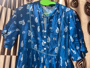 Paisley Blue Dress