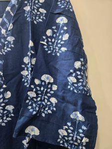 Indigo Cotton Kurta