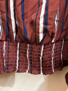 Women Brown Top Full Sleeves
