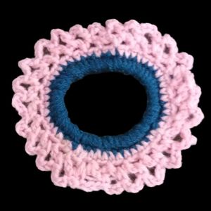 Cute Crochet Hair Tie Scrunchy Set of 2