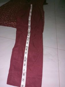 Elegant Maroon Kurta Pant Set