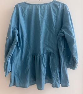 Embroidered Casual Top