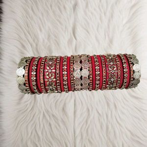 Awesome Red Designed Bangles ♥️