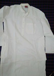 Roop White Cotton Kurta