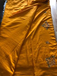 Golden Yellow Saree(Women’s)