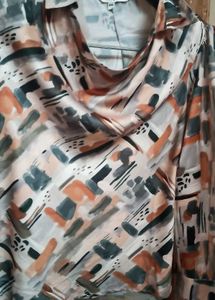 Abstract Print Blouse
