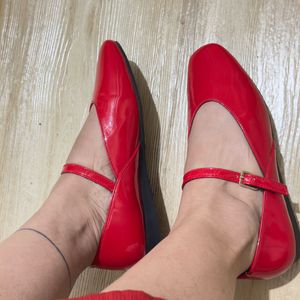 Red Ballerina Pump.