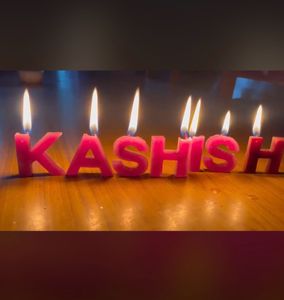 Costomized Name Candle With Photo And Fragrance