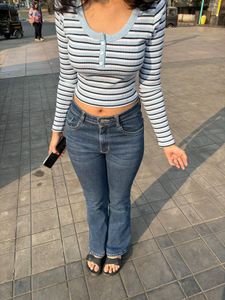 Striped Long Sleeve Top