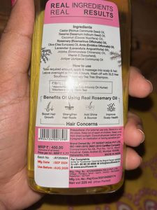 Sealed Soulflower Rosemary Hair Oil Set