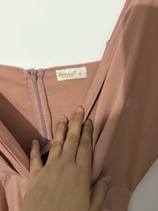 Elegant Blush Maxi Dress