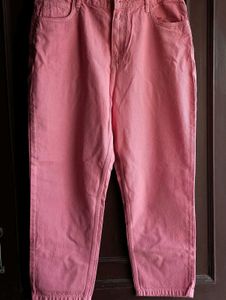 Zudio baby pink Mom Fit Jeans (Brand new With tag)