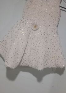 White Furry Frock