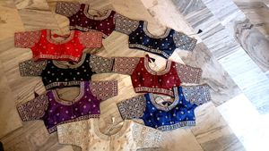 Silver Design Blouse