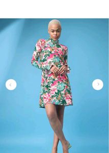 Floral Print Mini Dress
